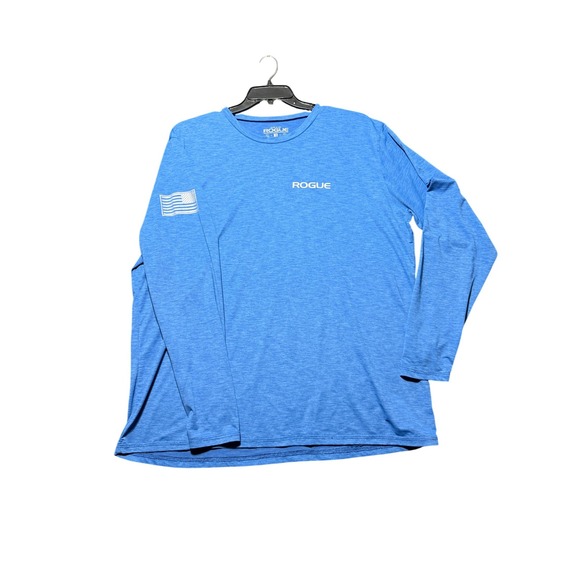 Rogue Other - Rogue Long Sleeve Shirt Men XL Blue Excellent Don't Weaken UPF 30+ Graphic